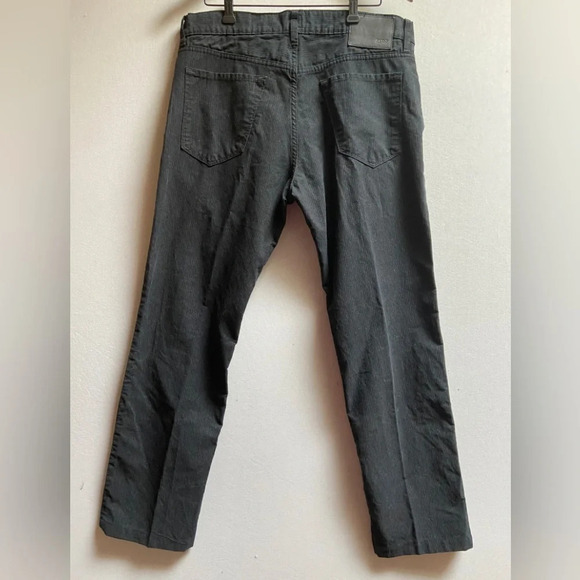 Hugo Boss black straight leg  denim jean Sz 35 - Picture 2 of 11